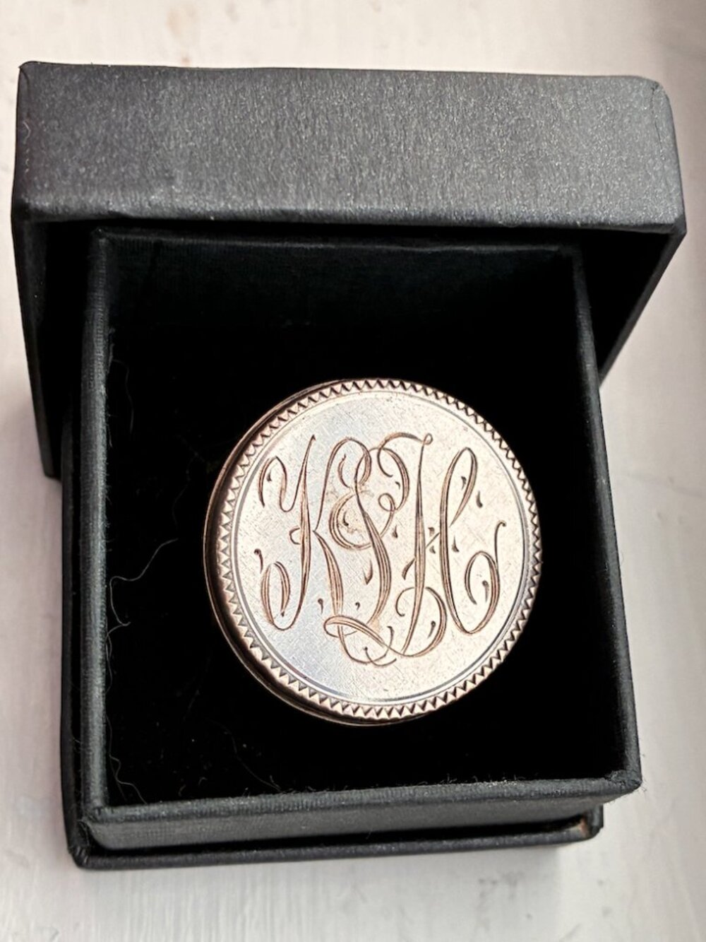Vintage Monogram Ring